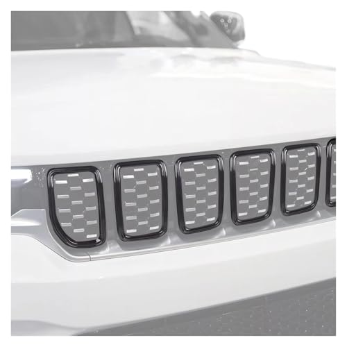 Marco para parrilla delantera de Jeep Compass 2021-2025 con acabado elegante y resistente 2