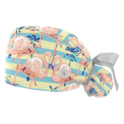 Chapeaux de travail ajustables JDEZ avec bandeau anti-transpiration pour homme et femme, lot de 2