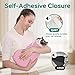 Pawfun Self-Adhesive Cat Grooming Wrap, Cozy Cat Wrap for Cutting Nails, Breathable Anti-Scratch Cats Swaddle Bag for Brushing, Ear Cleaning, Dental Care, Medication, Injections, Pink S