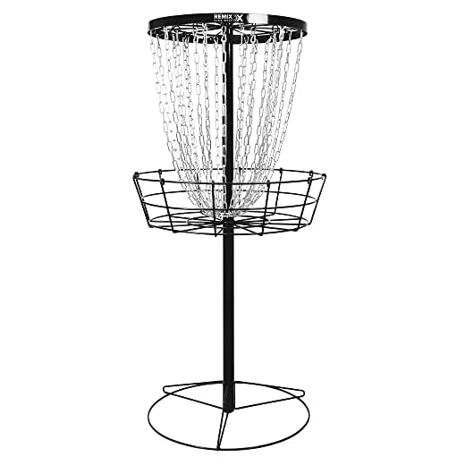 Remix Deluxe Practice Basket for Disc Golf - Black