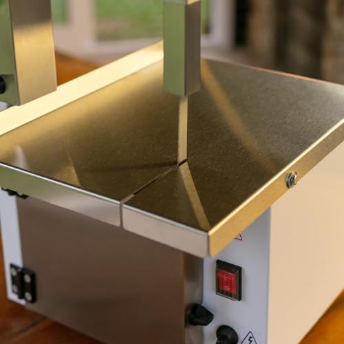 Mini Serra Fita Elétrica De Bancada Corta Carne Com Osso Doméstica Cricri - Máquina De Serrar Cortar