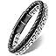 Leather & Silver Chain