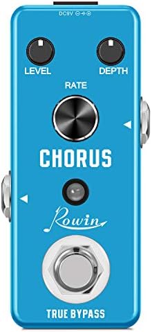 Rowin Mod Station Guitar Pedal Mod Factory Pedal with 11 Effects for Electric Guitar Bass True Bypass LEF-3808