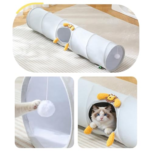 Tubo para gatos con diseño ligero y flexible para balcón o salón 6