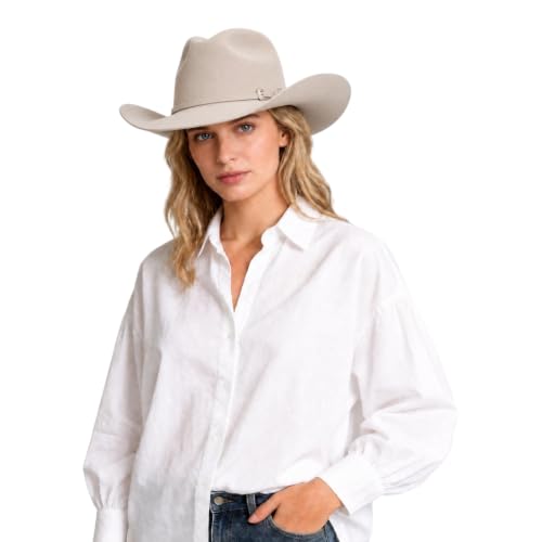 Cowboy Hat for Men Women Western Classic Wide Brim Hats for Cowgirl Cowboy
