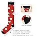 tplaotee White Round Polka Dot Red Fashion relief socks support for athletes for women mujer