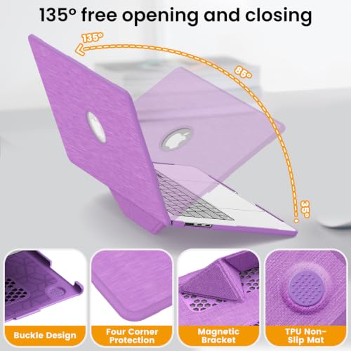 KAIJIAbox for MacBook Air 15 inch Case M5 M4 M3 M2 2026-2023, Purple by KAIJIAbox - Used condition - Image 7