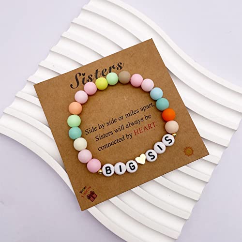 Image of Sister's Big Bracelet Gift, Little Girls' Sister Jewelry