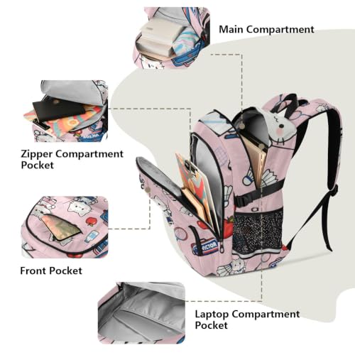 Mochilas grandes de gato de bádminton para llevar todo al trabajo sin falta de espacio 5