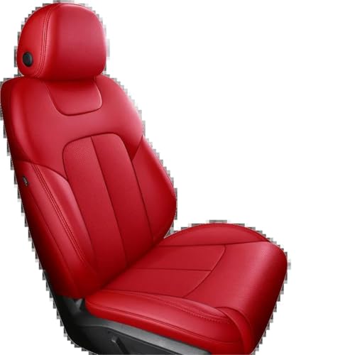 Housse de siège auto sur mesure haut de gamme en similicuir rouge pour Suzuki SX4 S-cross