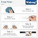 Wukong Magnettafel Memotafel, Selbstklebend Magnetleisten mit 16 Stück Whiteboard Magnete für Büro, Pinnwand, Fotowand, Dokumente und Kühlschrank (Schwarz, 4P)