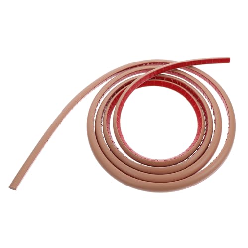 FUNOMOCYA Stylish PVC Molding Caulk Strip 3m Long Self-Adhesive Trim for Wall Floor Stairs Corners and Bathtub Protection