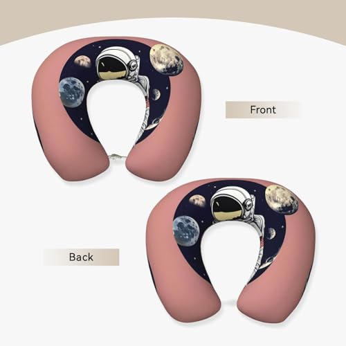 Almohada de espuma viscoelástica para viaje y auto miniatura 3