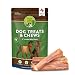 Sancho & Lola's 6-Inch Jumbo Size Bully Sticks for Dogs 4-Count Made in USA - Small Batch Grain-Free Beef Pizzle Dog Chews