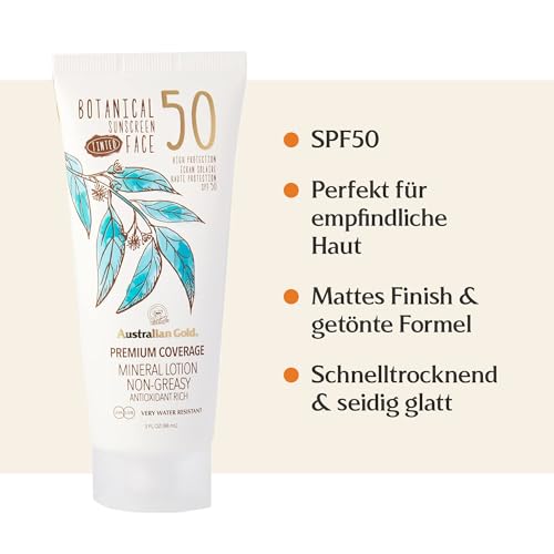 Australian Gold Getint Gezicht SPF50 – Light – 88 ml - View 1