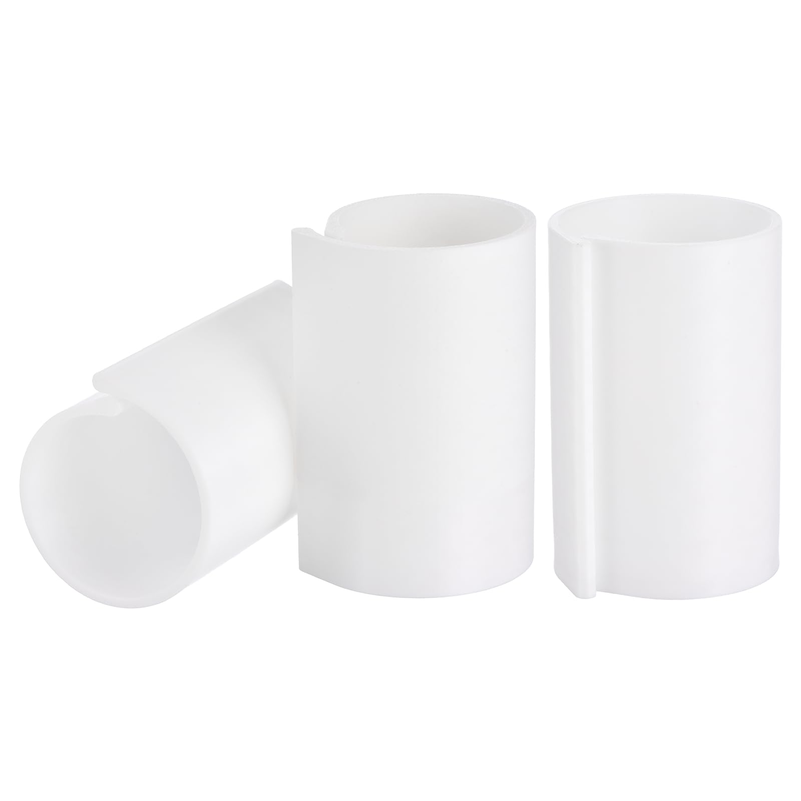 PATIKIL 3Pcs Diamond Art Painting Canvas Holder, Diamond Art Storage Rolls Anti-Roll Canvas Rings Organizer Painting Roller Bracket 3D Printing for DIY Craft Tool Accessories, White