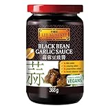 Lee Kum Kee Schwarze Bohnen-Knoblauch-Sauce – Würzsauce aus schwarzer Bohnenpaste und Knoblauch – 1 x 368 g