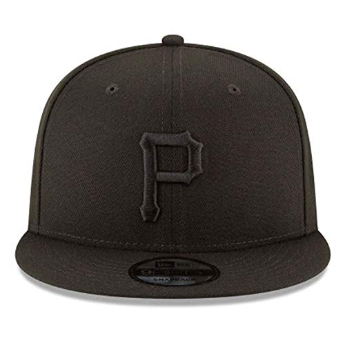New Era Pittsburgh Pirates MLB Basic Snapback Black on Black 950 miniatura 5