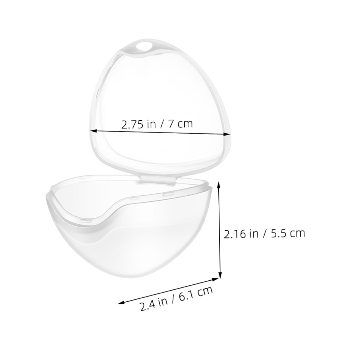 ibasenice Pacifier Box Organizer Portable Travel Case for Baby Teething Toy Storage for Newborns