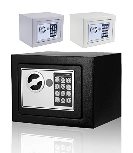 Moroly Security Safe with Digital Electronic Lock, Office/Home Safe Box, Steel Alloy Safe