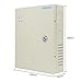 Lapetus 9 Channel Port 12V DC 10 Amp Amper with PTC Fuse Distributed Power Supply Box for CCTV DVR Security System and Camera or cameras