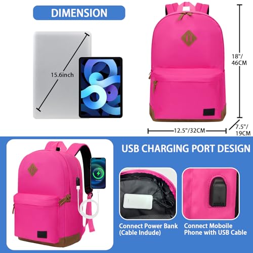 Image of Goloni Backpack for Men Women,Travel Laptop Backpack, Water Resistant 17.3 Inch USB Charging Backpack, Large Capacity Work Commute Bag