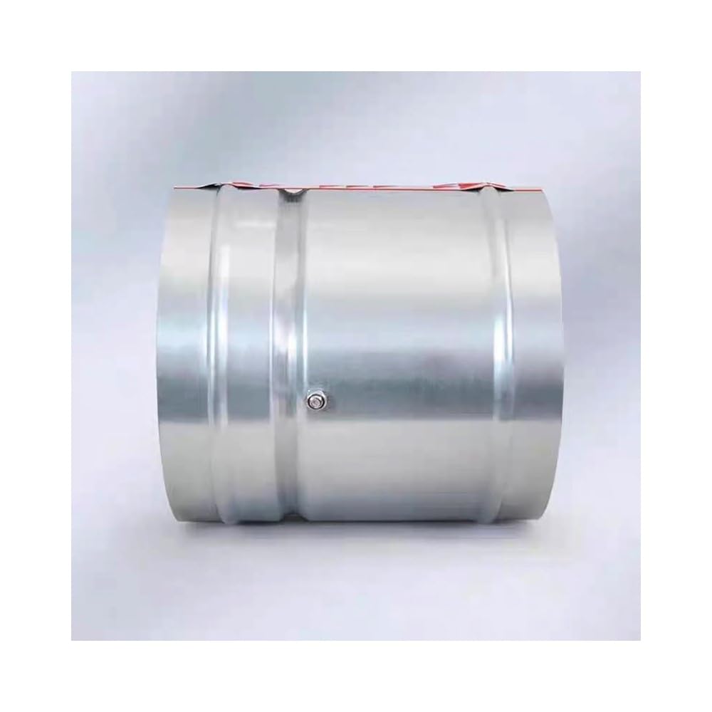Válvula de Retención Conducto Aire Redondo Galvanizado (80-300mm), Amortiguador Humo Estanco Resorte para Ventilación, Resistente a la Corrosión - 1 Pieza(Diameter 160mm)