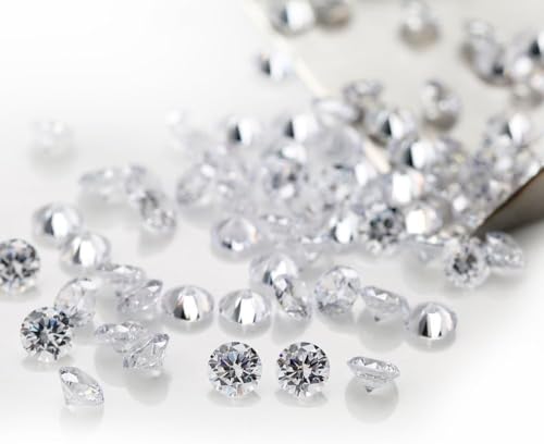 Zircone cubique blanc AAAAA anti-ternissement pour montures de petits bijoux