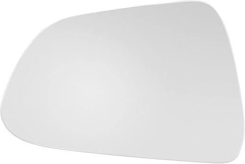 X AUTOHAUX Espejo retrovisor izquierdo del lado del conductor de repuesto con placa de respaldo para Tesla Model 3 2017 2018 2019 2020 2021