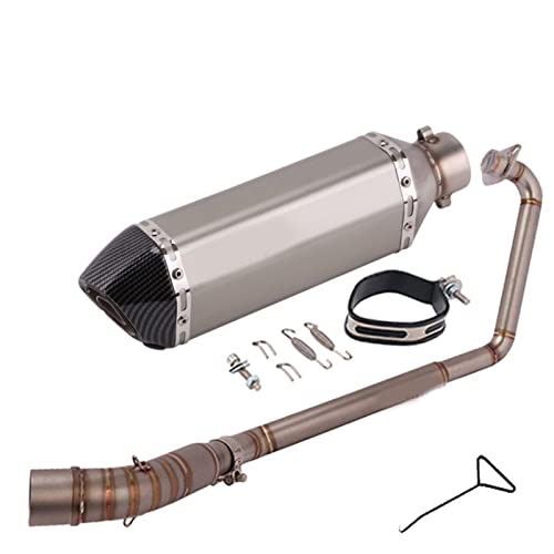 オートバイに適合するCBR125 CBR125R CB125R 排気修正されたフルシステムリンクパイプ炭素繊維マフラーエスケープスリップオン