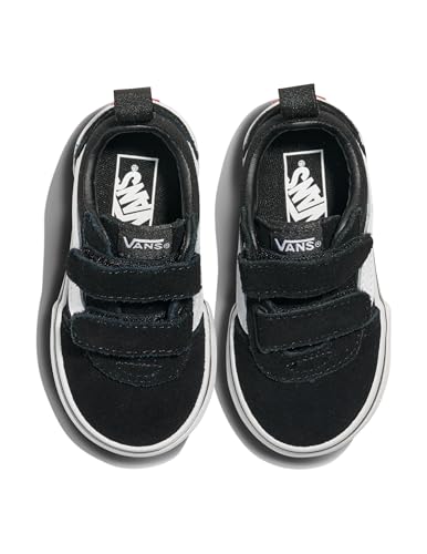 Vans Ward V Suede, Baskets Mixte Enfant Noir (Suede/Canvas/Black/White) 37 EU