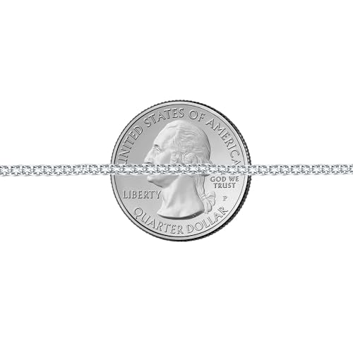 Savlano 925 Sterling Silver 2MM Bismark Chain Mesh Link Anklet for Women Comes in 9"-10" inches with Gift Box - Made in Italy3