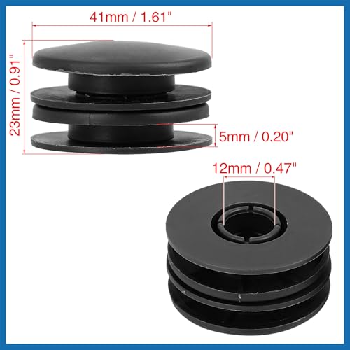 Clips de fixation tapis sol voiture antidérapants universels noirs