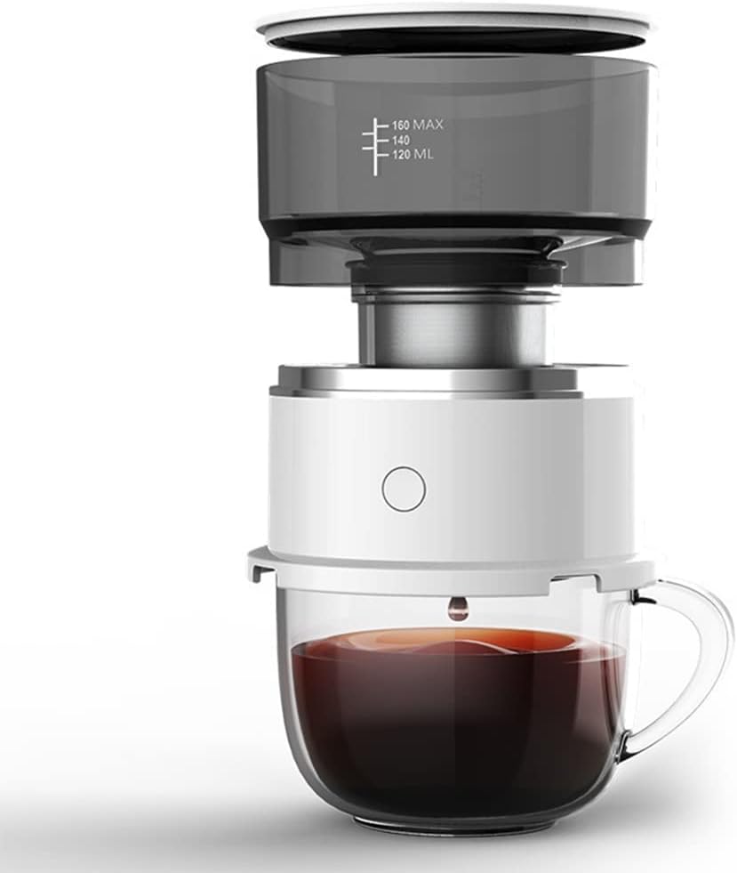 LUCHONG Coffee Maker Portable Espresso Machine Tritan Water Tank Mini