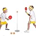 Set di istruttori di ping-pong, istruttori di tennis da tavolo al coperto con albero morbido elastico, istruttore di ping-pong per bambini adulti e principianti, allenamento di ping-pong senza robot