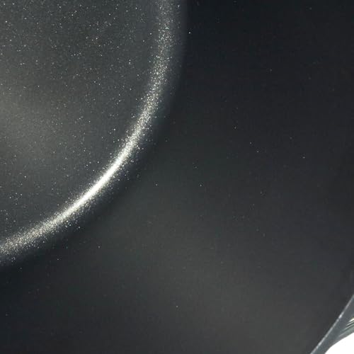 Kochtopf 10 Liter mit Deckel aus Aluminiumlegierung, schwarz