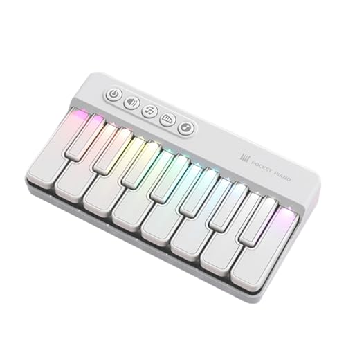 Teclado para niños, Teclado Musical para niños | Piano de Teclado portátil - Instrumento de iluminación educativa temprana para niños de Edades de 3 años, Actividades interactivas para Uso en el Aula