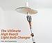 Light Bulb Changer Attachment Kit // Light Bulb Grabber Fits All Extension Poles with Standard ACME Thread with Suction Cup, Light Bulb Removal Tool, Microfiber Cloth and Basket (Pole Sold Separately)