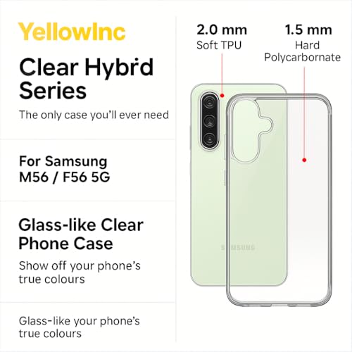 Image of Hybrid Clear Case for Nothing Phone 3, Hard PC+TPU Shockproof, Anti-Yellowing Cover with Camera Protection (Transparent)