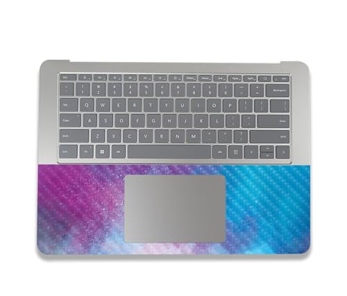 Image of MightySkins Carbon Fiber Skin Compatible with Microsoft Surface Laptop Studio 2 (2023) Full Wrap Kit - Cotton Candy Sky | Protective, Durable Textured Carbon Fiber Finish | Made in The USA
