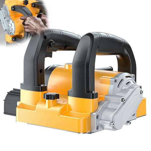 Electric Wall Planer, 1500W Planing Machine with Adjustable Depth 0-3.5mm, Vacuum Hose, Double Switch Design, 15cm Cutting Width, 1000-4500 RPM for Smooth Walls