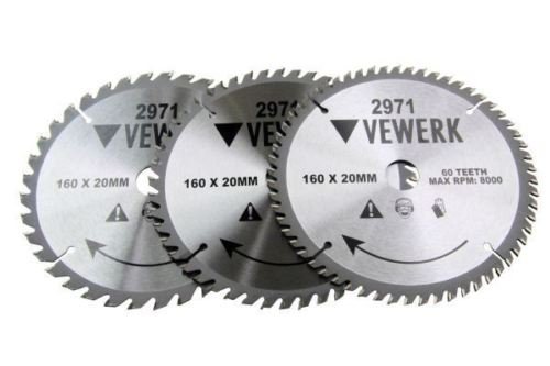Lame de scie circulaire TCT 160 x 20 16 mm denture mixte 36T 48T 60T haute longévité bois