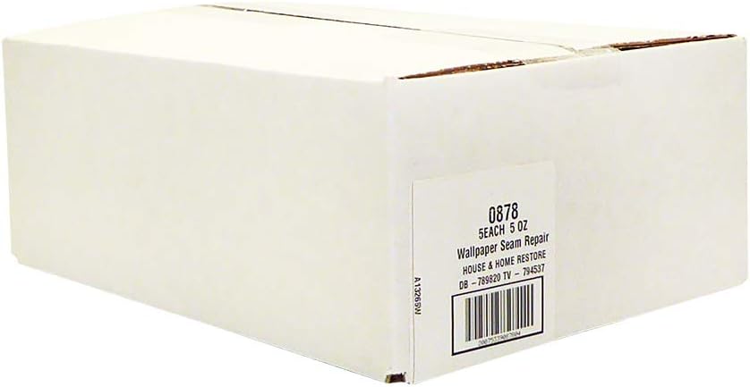 Red Devil 0878 Wallpaper Adhesive, House & Home Restore Premium Wall Paper Seam Repair Glue/Paste, Pack of 5, 5 oz.