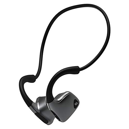 Bone Conduction Headphones Bluetooth V5.0，Auriculares de Conducción Ósea inalámbricos Bluetooth con Micrófono Resistentes al Sudor para el Deporte