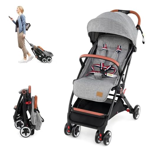 HONEY JOY Travel Stroller for Easy Travel
