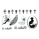 10 Imágenes Tatuaje Temporal Pequeña Pluma De Elfo Hada