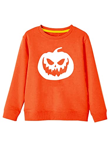 Image of Remimi Kids Halloween Sweatshirt Long Sleeve Thanksgiving Tops 3-14 Years