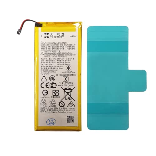 TY BETTERY® Bateria Compatible con HG30 Motorola Moto G5s, Moto G6
