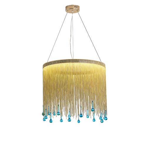 Lumière tricolore d'or 40 * 35cm pour plafond de salon