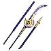 Munetoshi 70.5” Engulfing Lightning Foam Naginata Polearm Spear Impact Fantasy Video Game Cosplay Costume